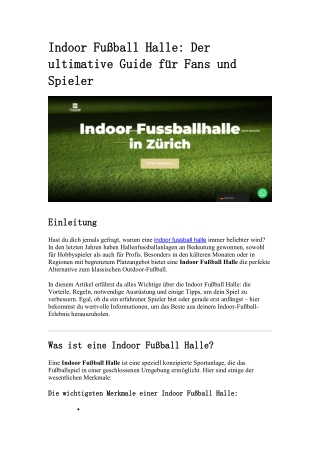 Football Arena