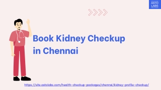 book kidney checkup in chennai