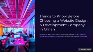 website design and development company in oman