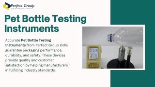 pet bottle testing instruments