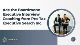 Professional Coaching for Interview| Executive Interview Coaching Services
