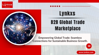 B2B Global Trade Marketplace