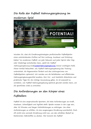 footballsupplements