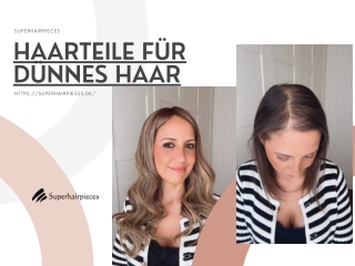 Harteile für dünnes haar - Superhairpieces