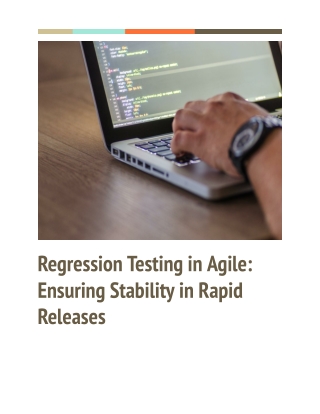 regression testing in agile ensuring stability