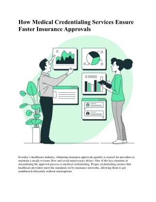how medical credentialing services ensure faster