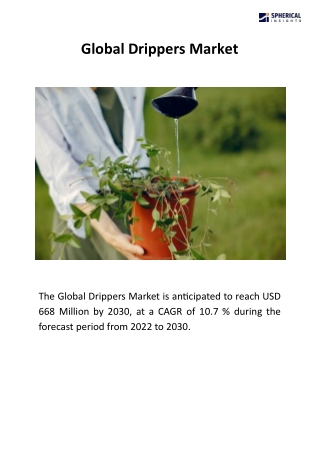 global drippers market