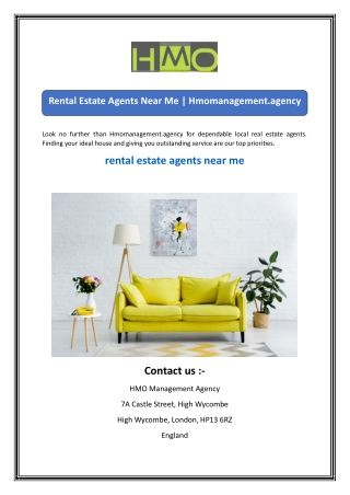 Rental Estate Agents Near Me  Hmomanagement.agency