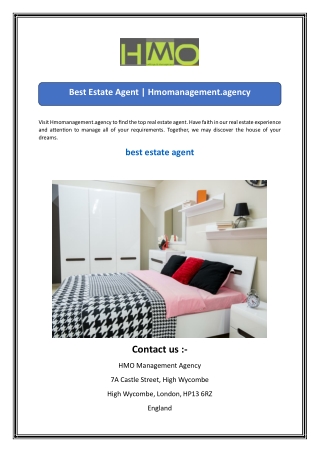 Best Estate Agent  Hmomanagement.agency