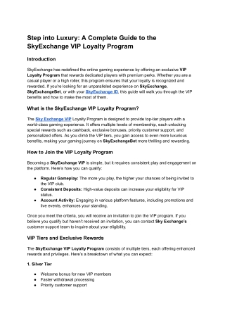 step into luxury a complete guide