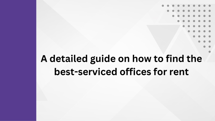 a detailed guide on how to find the best serviced