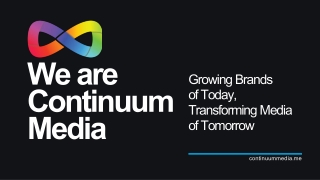 we are continuum media