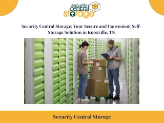 security central storage your secure