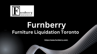Furniture Liquidation Toronto - Furnberry