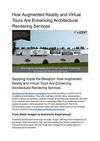 how augmented reality and virtual tours