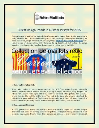 3 best 3 best design trends in custom jerseys