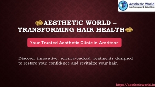 Sleek & Strong - Your Premier Hair Fall Treatment Doctor in Amritsar