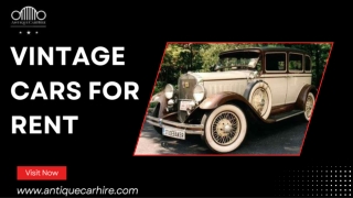 vintage cars for rent