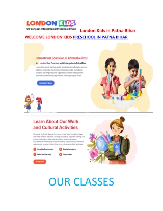 Preschool in Patna Bihar