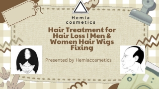 Hair Treatment for Hair Loss | Men & Women Hair Wigs Fixing