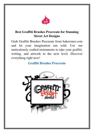 Best Graffiti Brushes Procreate for Stunning Street Art Designs