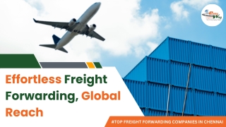 Top Freight Forwarding Companies In Chennai | Easyway Logistics