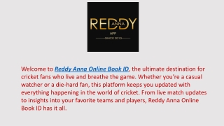 Get Ready for the Reddy Anna Online Book ID: Your Ultimate Guide to Team India's