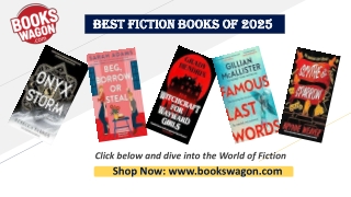 Buy the most anticipated books of 2025 online from BooksWagon Store