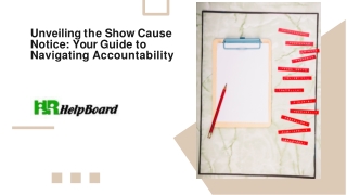 unveiling the show cause notice your guide to navigating accountability
