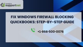 Windows Firewall Blocking QuickBooks: How to Fix It
