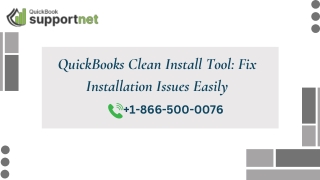 QuickBooks Clean Install Tool Fix Installation Issues Easily