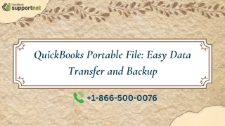 QuickBooks Portable File Easy Data Transfer and Backup