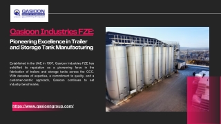 Pioneering Excellence in Trailer and Storage Tank Manufacturing