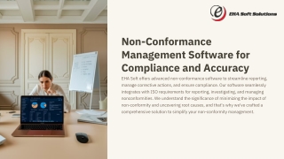 Non-Conformance Management Software Ensuring Compliance and Accuracy