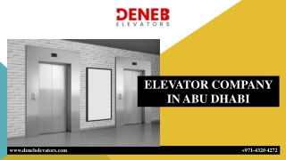 elevator company in abu dhabi
