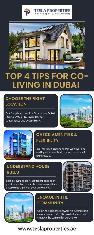 Top 4 Tips for Co-Living in Dubai