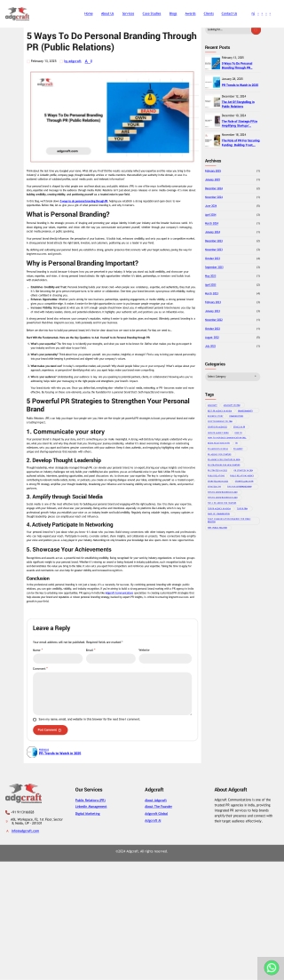 Personal Branding