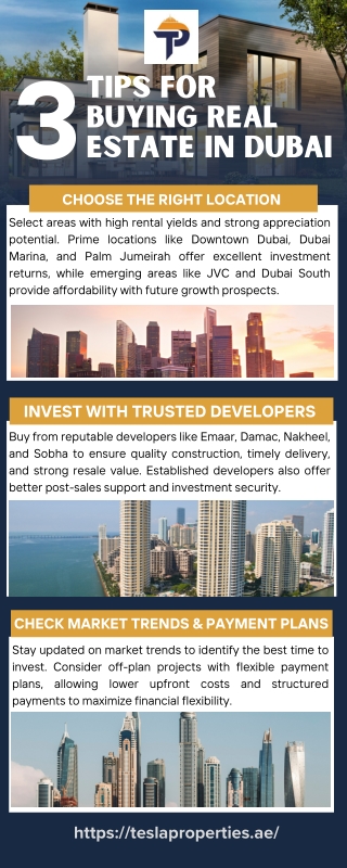 3 Tips for Buying Real Estate in Dubai