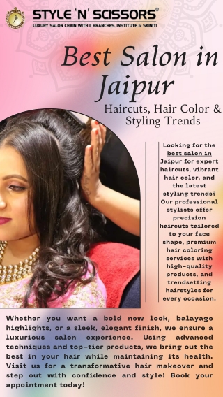 Best Salon in Jaipur   Haircuts, Hair Color & Styling Trends