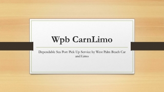 wpb carnlimo