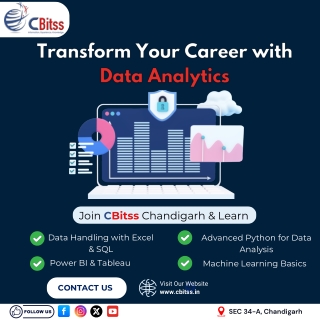 Data Analyst Course in Chandigarh | Learn Data Analytics & Visualization