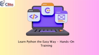 Learn Python the Easy Way – Hands-On Training - CBitss