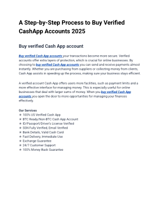 a step by step process to buy verified cashapp