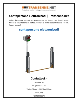 contapersone elettronicodi transenne net