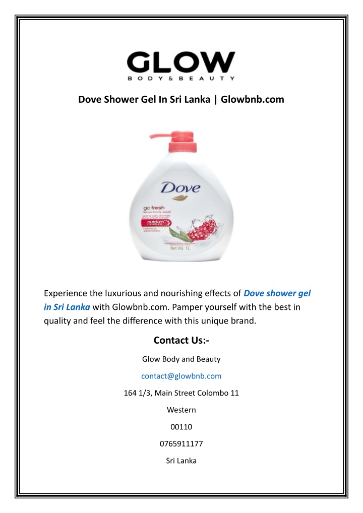 dove shower gel in sri lanka glowbnb com