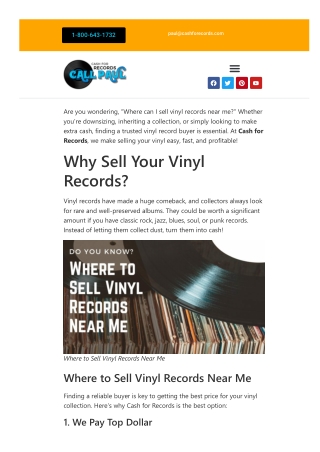 Where Can i sell vinyl records