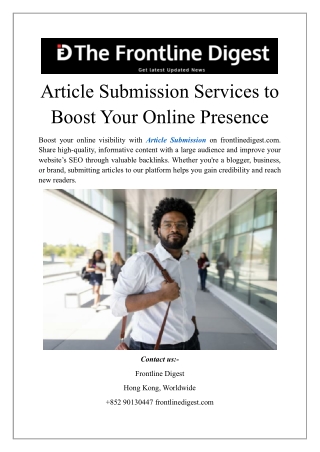 article submission services to boost your online