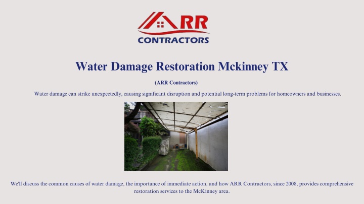 water damage restoration mckinney tx