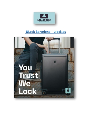 ulock barcelona ulock es
