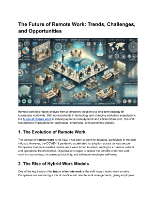 Future of Remote Work
